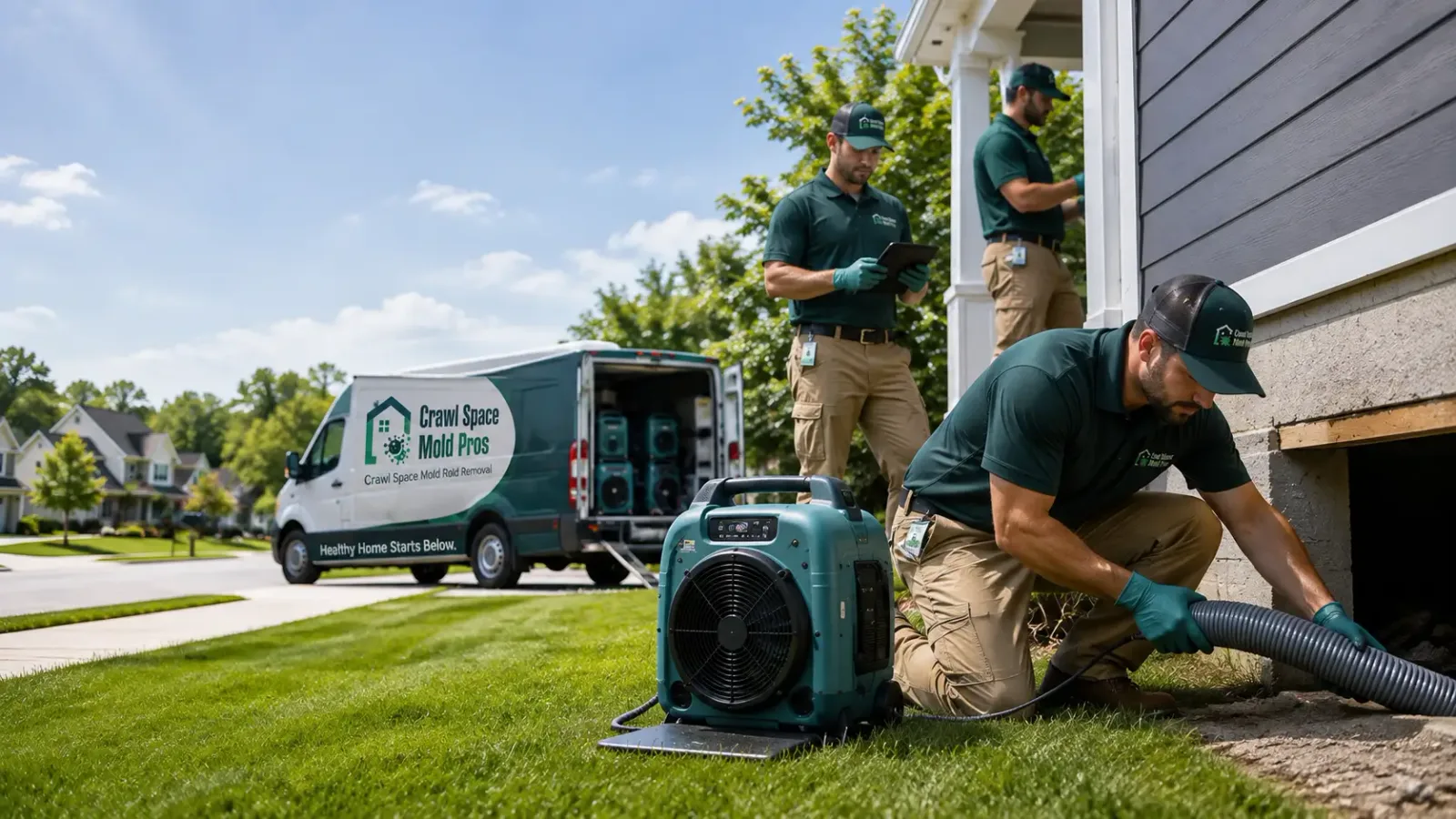 Crawl Space Mold Removal in Georgetown, DE